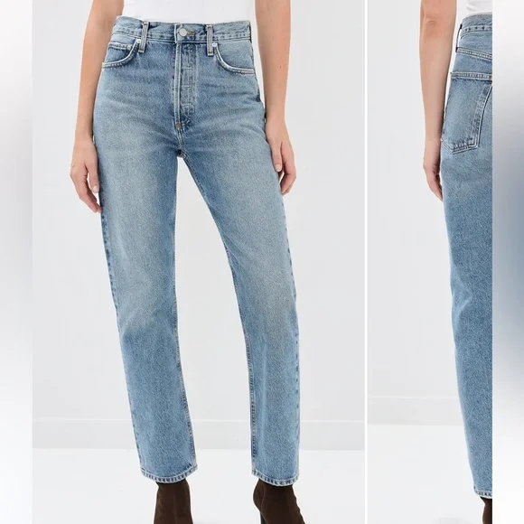 Agolde 90s Pinch Waist High Rise Straight Jean - Picture 1 of 9